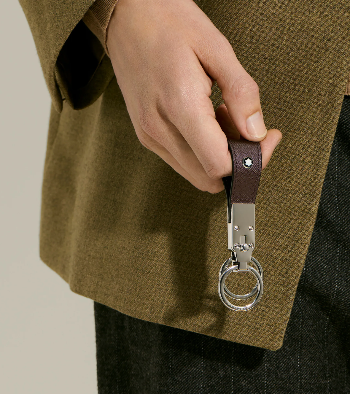 Montblanc Loop Key Holder in Sartorial Leather